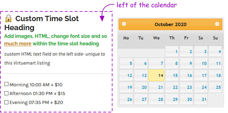 virtuemart time slot position left